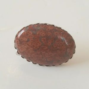 GASOLINE GLAMOUR TURTLE JASPER RING